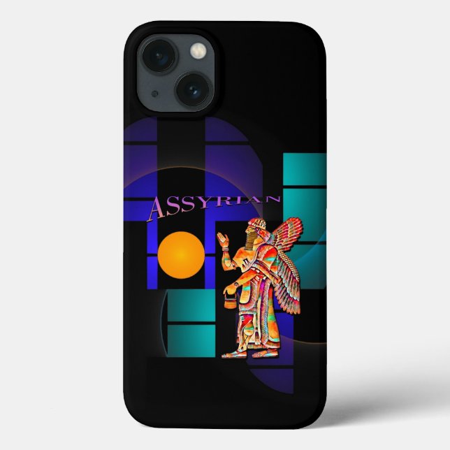 Assyriska Anunnaki iPhone / iPad-fodral (Baksida)