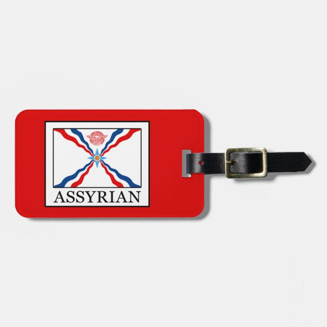Assyriska Bagagebricka (Horisontell Framsida)