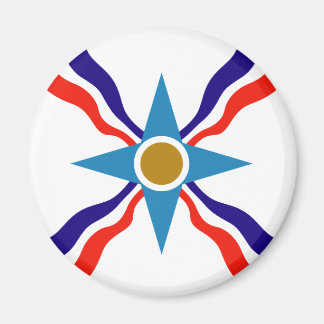 Assyriska Flagga - Ata d'Ator Refrigerator Magnet