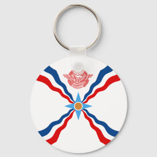 Assyriska flagga Keychains & Lanyards Nyckelring