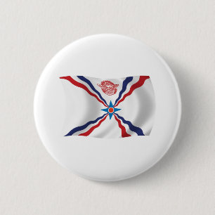 Assyriska Nationsflagga Knapp