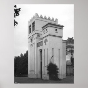 Assyriskt hus, universell utställning, Paris Poster