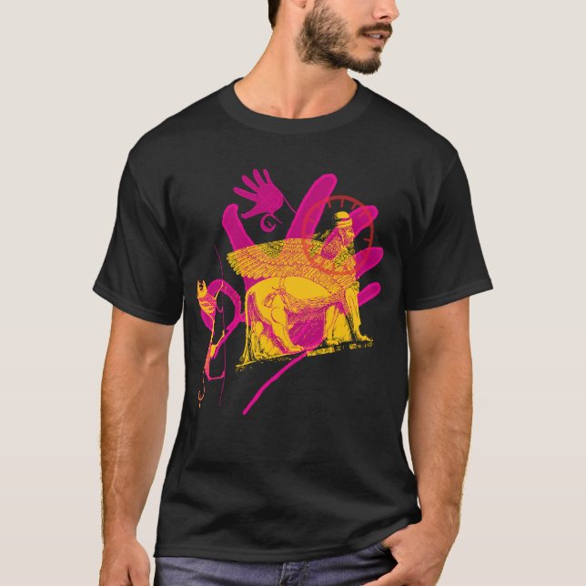 ASSYRISKT MOTIV T SHIRT (Framsida)