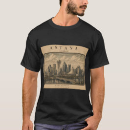 Astana | Vintage Travel City Design T Shirt