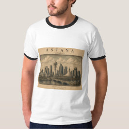 Astana | Vintage Travel City Design T Shirt