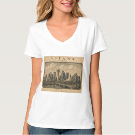 Astana | Vintage Travel City Design T Shirt
