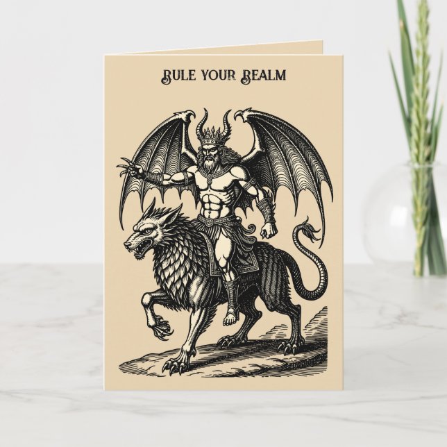 Astaroth’s Quiet Dominion Kort (Framsida)