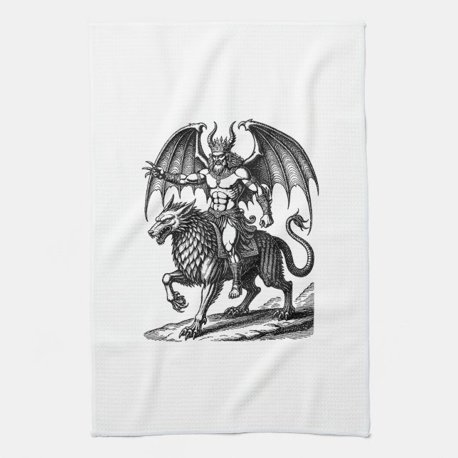 Astaroths tysta dominion kökshandduk (Vertikal)