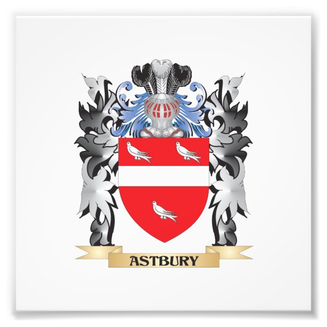 Astbury Jackar om Arm - Family Crest Fototryck (Framsidan)