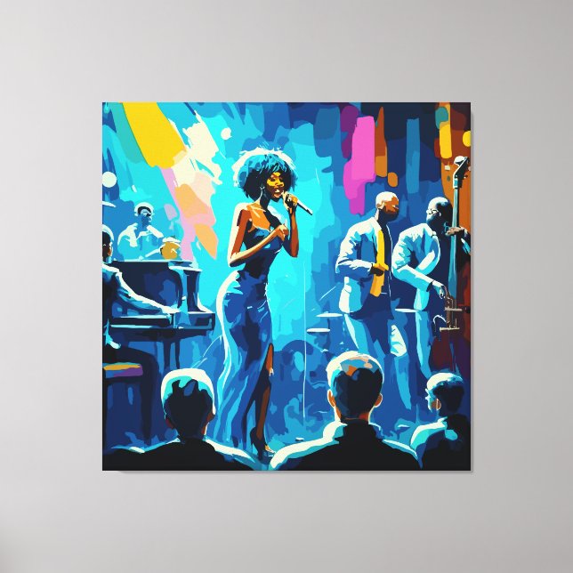 Astehtic Music Wall Art Canvastryck (Framsida)