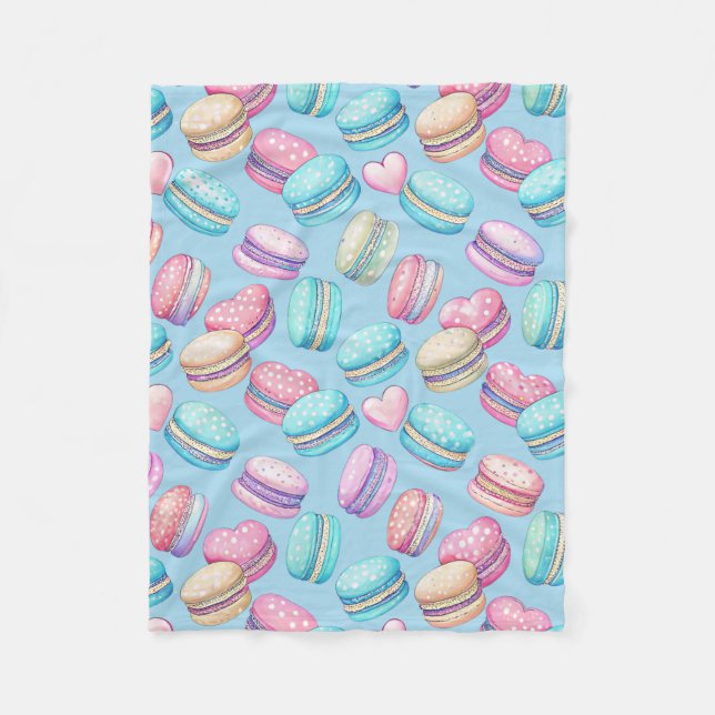 Astel Macaron Liten Fleecefilt (Framsidan)