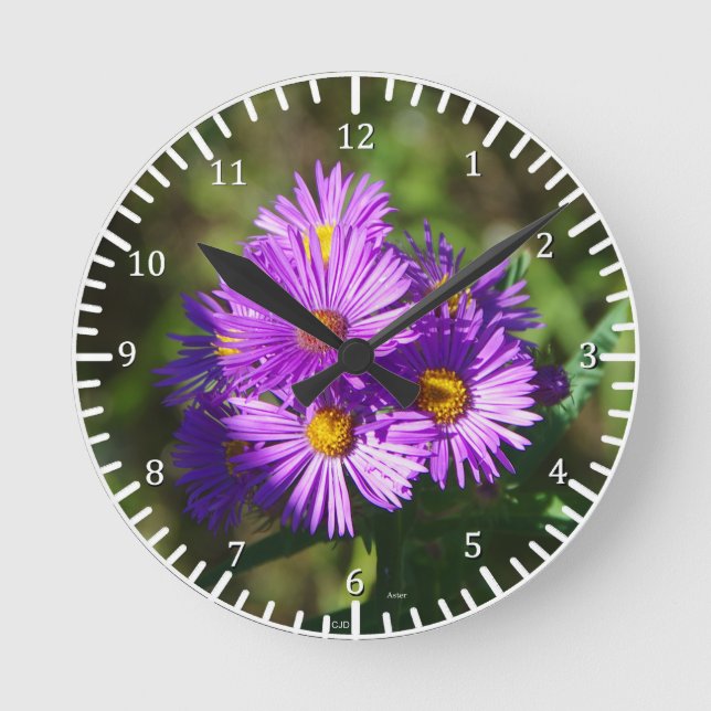 Aster Clock Rund Klocka (Framsida)