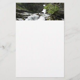 Aster Creek vid Glacier National Park Brevpapper