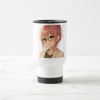 Aster™ Cute Aesthetic Girl Travel Mug Coffee Vibes Resemugg