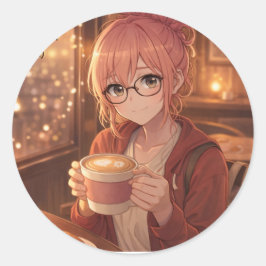 Aster™ I'm Just a Girl sticker Cute Aesthetic Runt Klistermärke