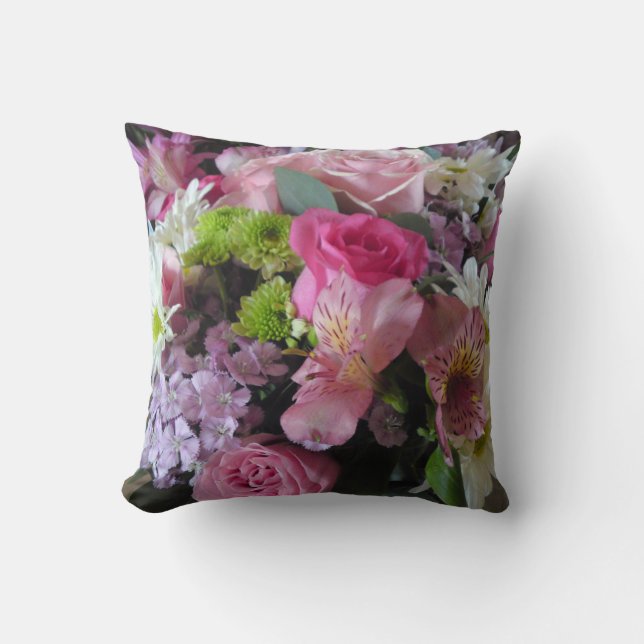 Aster Ro Lily Flower Pillow Kudde (Framsida)