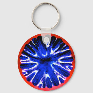 Asterblommakonst Nyckelring