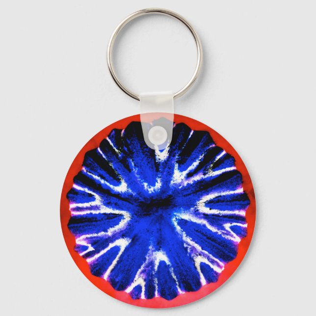 Asterblommakonst Nyckelring (Framsida)