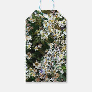 ASTERBLOMMOR PRESENTETIKETT