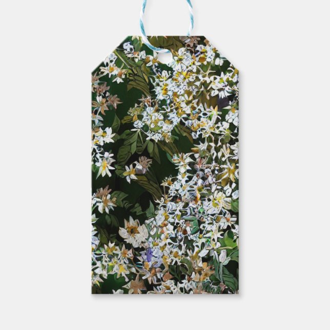 ASTERBLOMMOR PRESENTETIKETT (Framsidan)