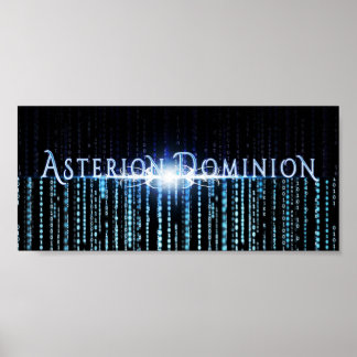 Asterion Dominion Logotyp (10x4.5) Poster