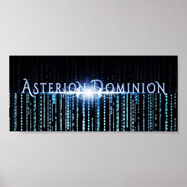 Asterion Dominion Logotyp (10x4.5) Poster (Framsidan)