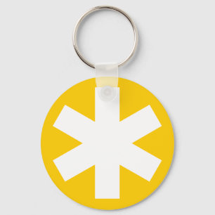 Asterisk - Amber Nyckelring