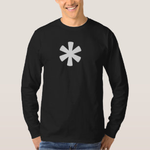 Asterisk Monogram Alphabet-interpunktionsgrupp T Shirt