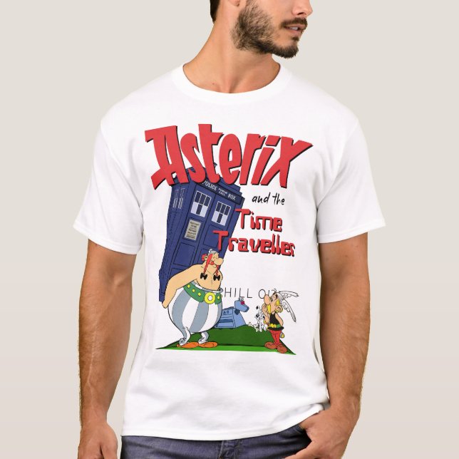 Asterix and the Time Traveller T Shirt (Framsida)