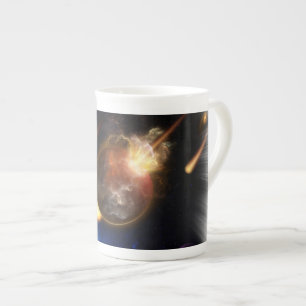 Asteroid Apokalypse Fractal Art Spacescape Benporslin Mugg
