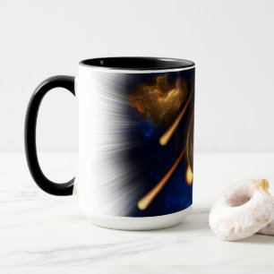 Asteroid Apokalypse Fractal Art Spacescape Mugg