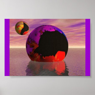 Asteroid Geyser Crash Poster