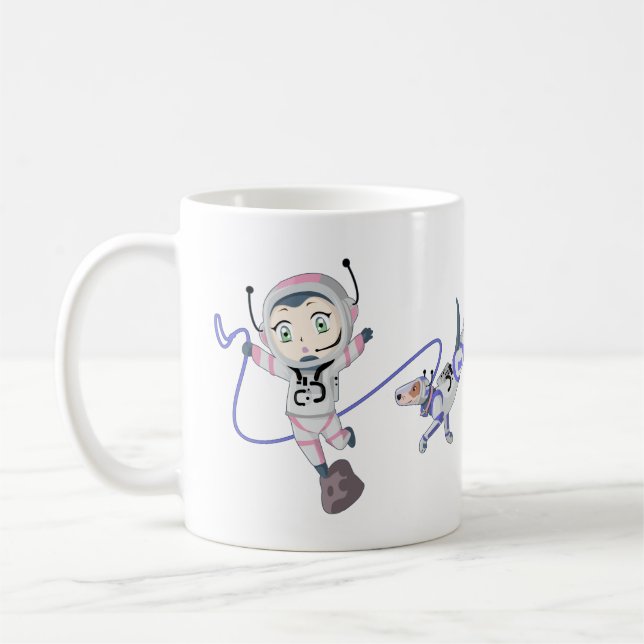 Asteroid Girl Kaffemugg (Vänster)