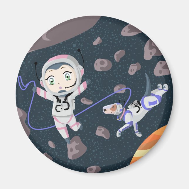 Asteroid Girl Magnet (Framsidan)
