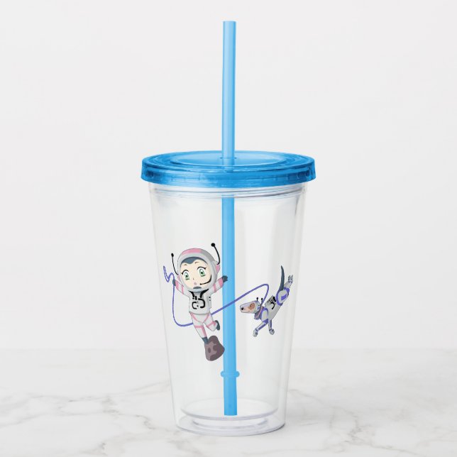 Asteroid Girl Take Away Mugg (Framsida)