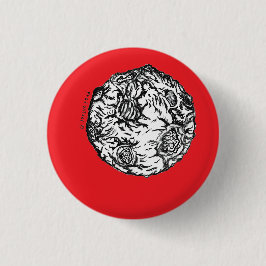 Asteroid i röd bakgrund knapp