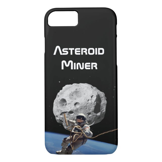 Asteroid Miner Case-Mate iPhone Skal (Baksida)