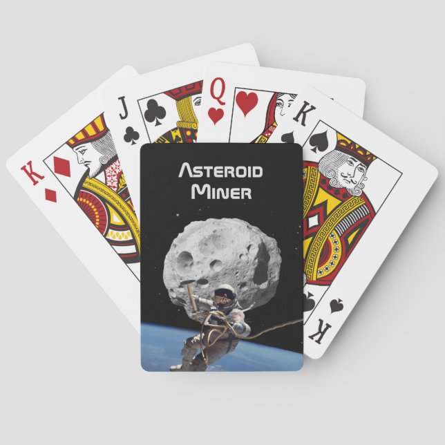 Asteroid Miner Casinokort (Baksidan)
