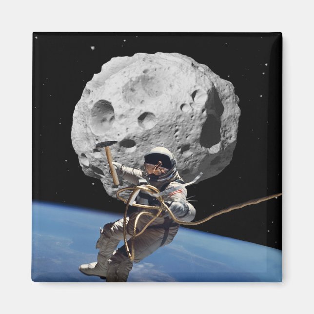 Asteroid Miner Magnet (Framsidan)