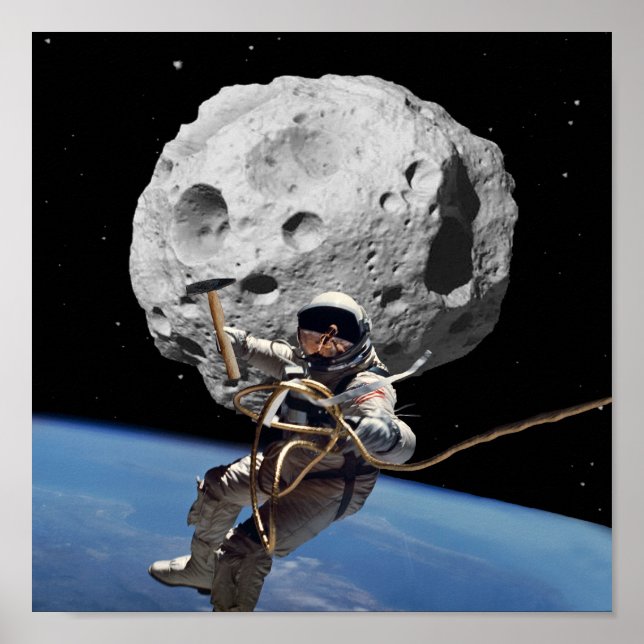 Asteroid Miner Poster (Framsidan)