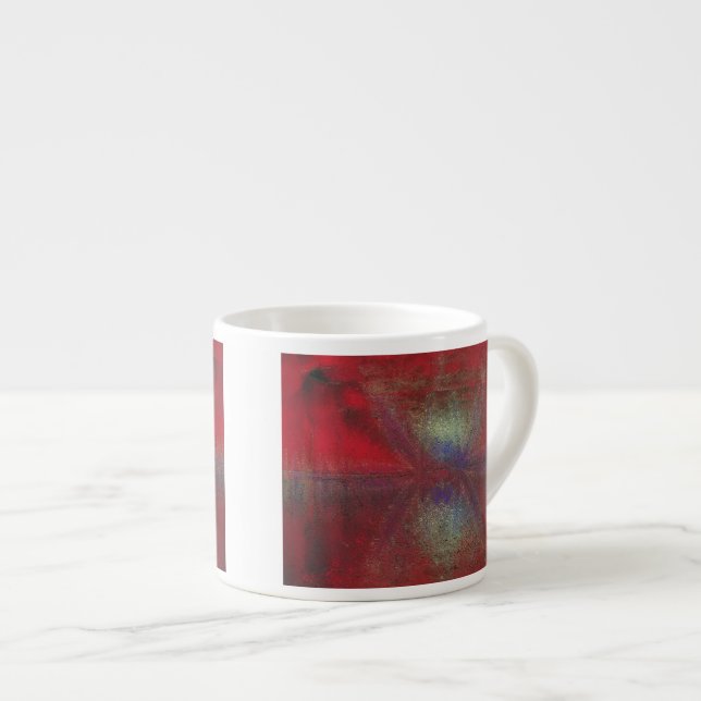 Asteroid Strejka Digital Abstrakt Espressomugg (Framsida höger)