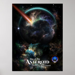 Asteroidbildens saftartdag poster