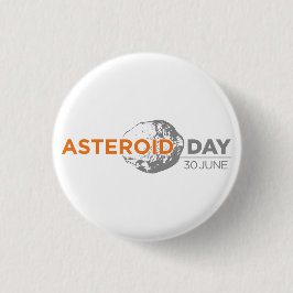 Asteroiddagemblem som är litet knapp