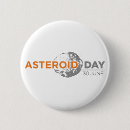 Asteroiddagemblem som är stort knapp