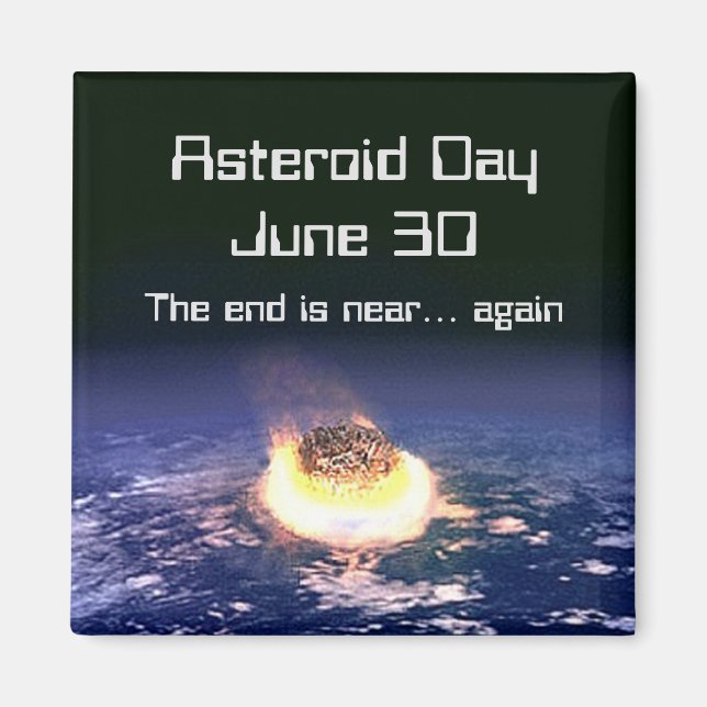 Asteroiddagen 30 juni magnet (Framsidan)