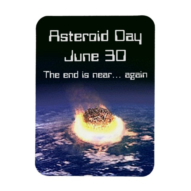 Asteroiddagen 30 juni magnet (Vertikal)