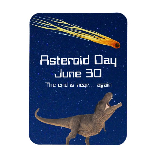 Asteroiddagen 30 juni magnet (Vertikal)