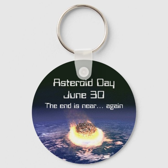 Asteroiddagen 30 juni nyckelring (Framsida)