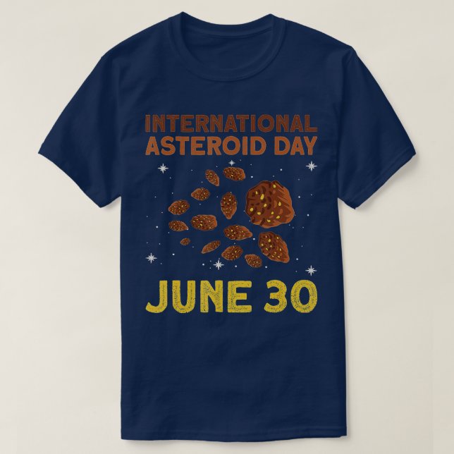 Asteroiddagen i internationell - 30 juni - Asteroi T Shirt (Design framsida)