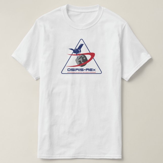 Asteroiden tar prov den återgång t shirt (Design framsida)